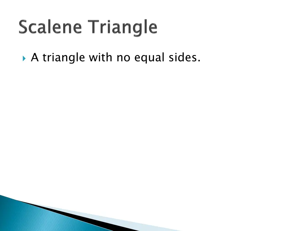 a triangle with no equal sides