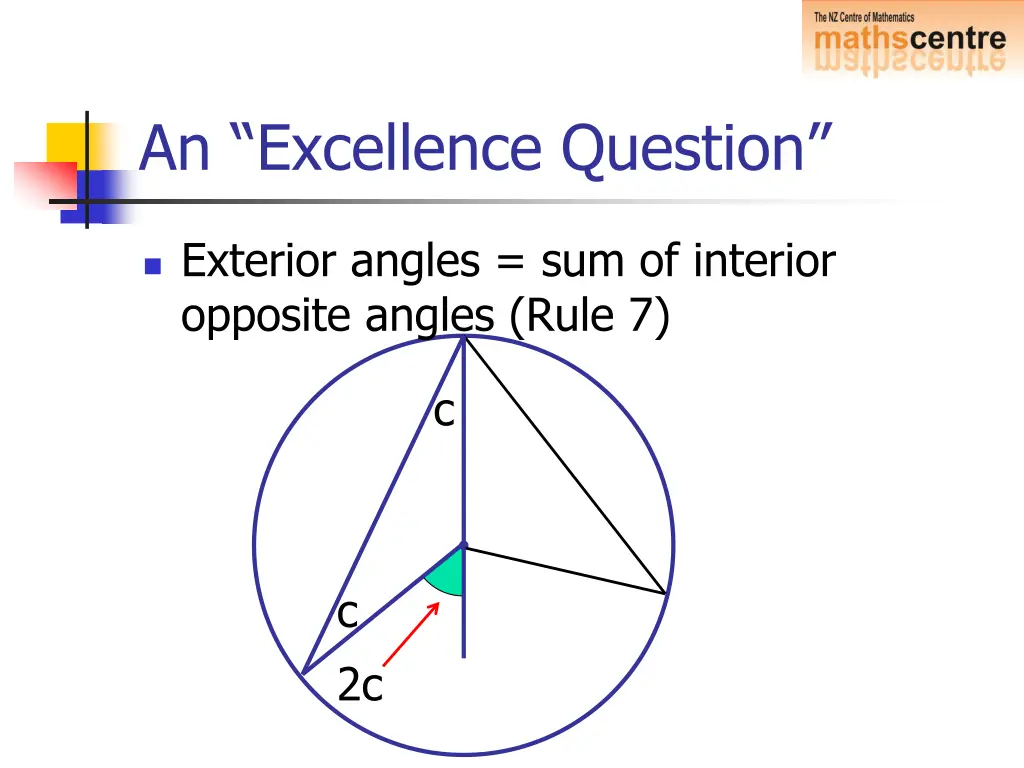 an excellence question 2