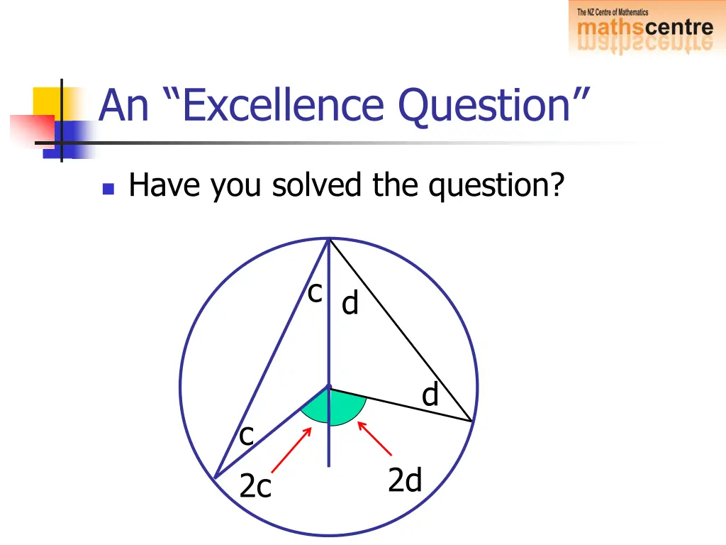 an excellence question 3