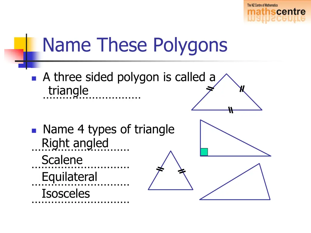 name these polygons