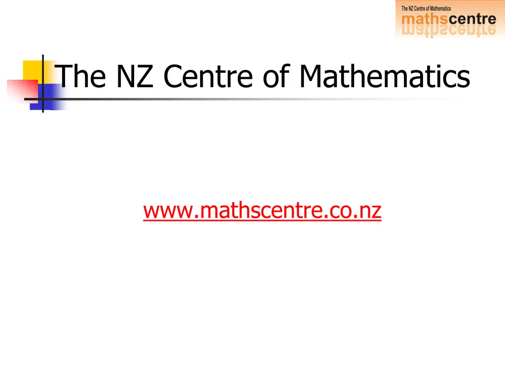 the nz centre of mathematics