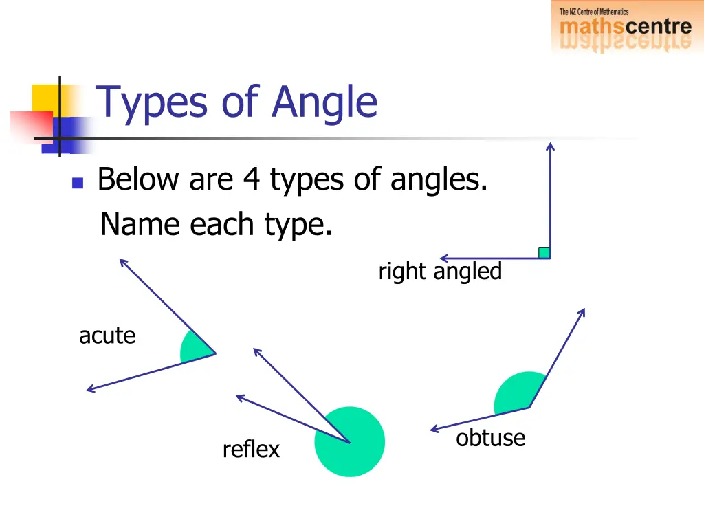 types of angle