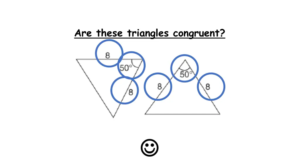 are these triangles congruent 5