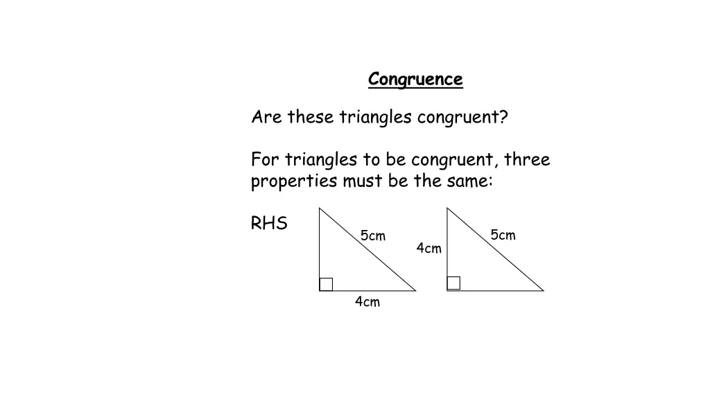 congruence 3