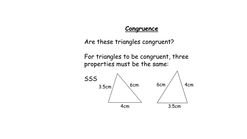 congruence