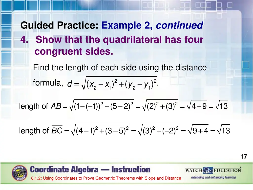 guided practice example 2 continued 4 show that