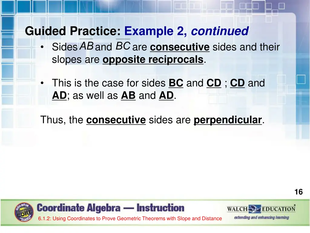 guided practice example 2 continued sides