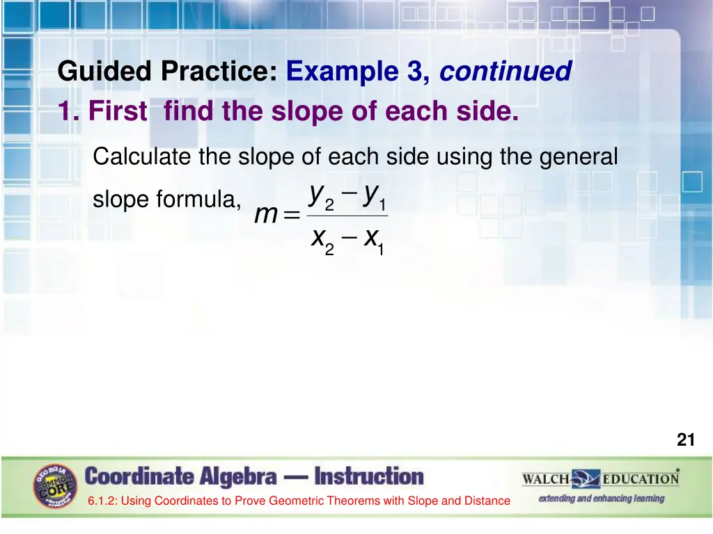 guided practice example 3 continued 1 first find