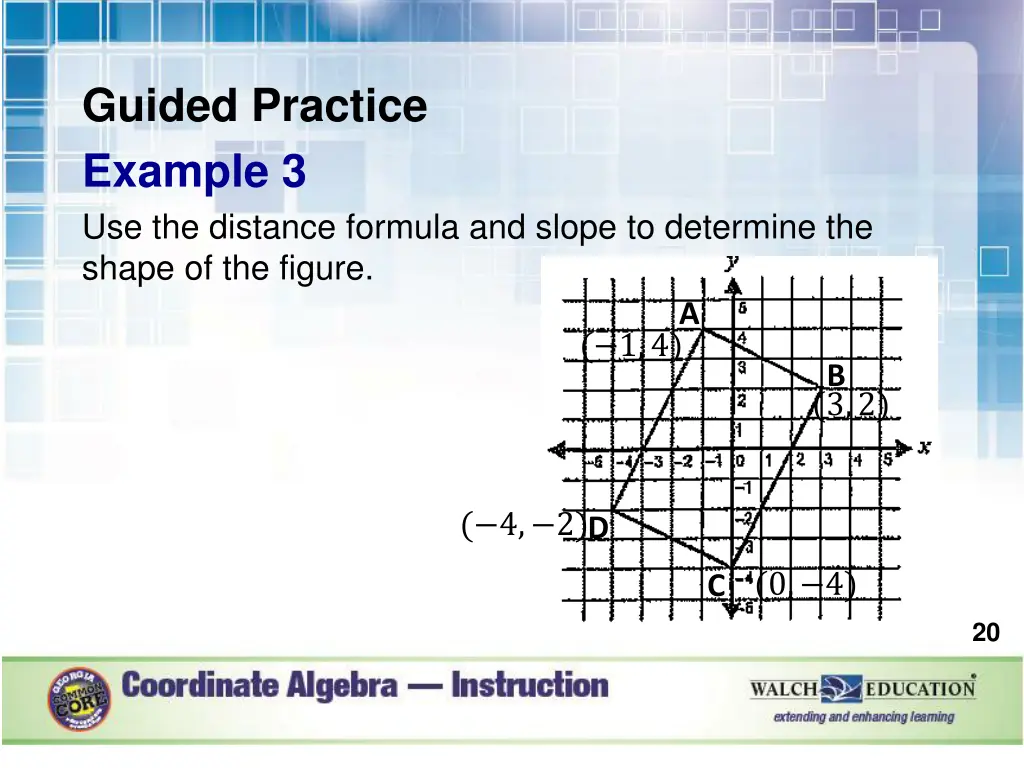 guided practice example 3 use the distance