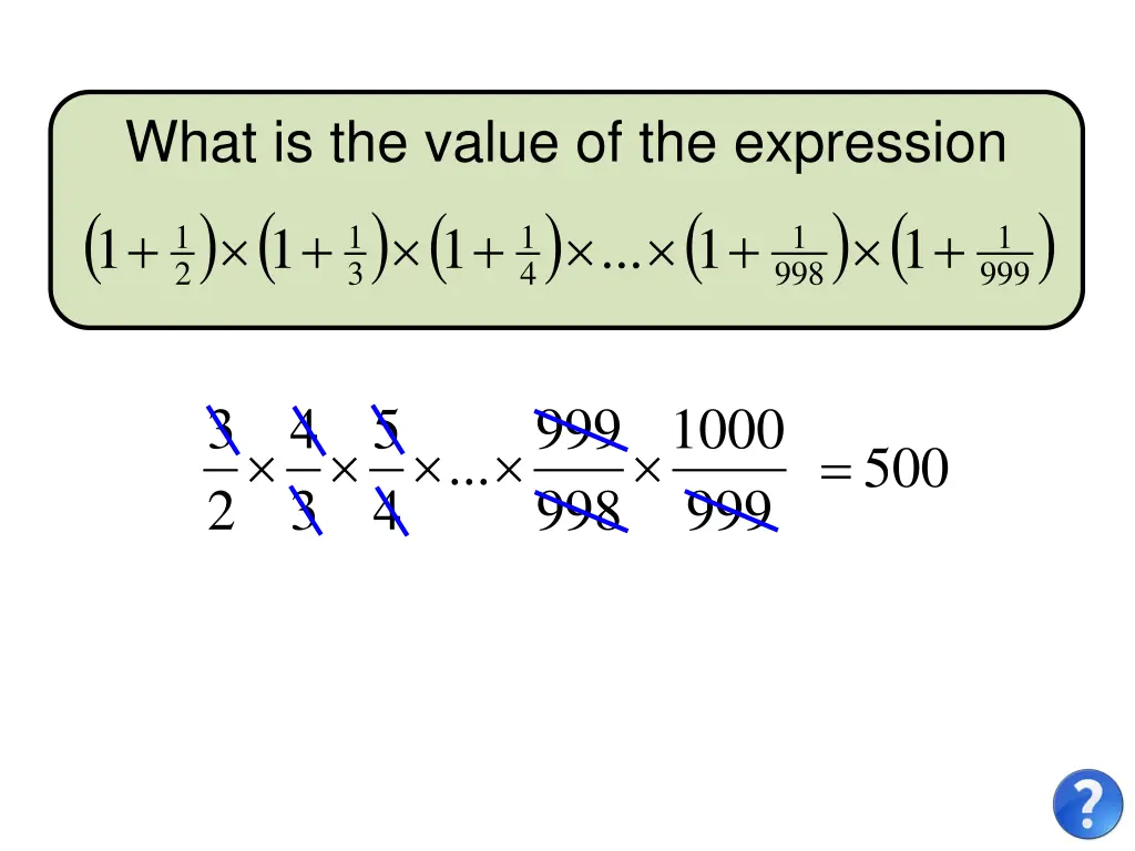 what is the value of the expression