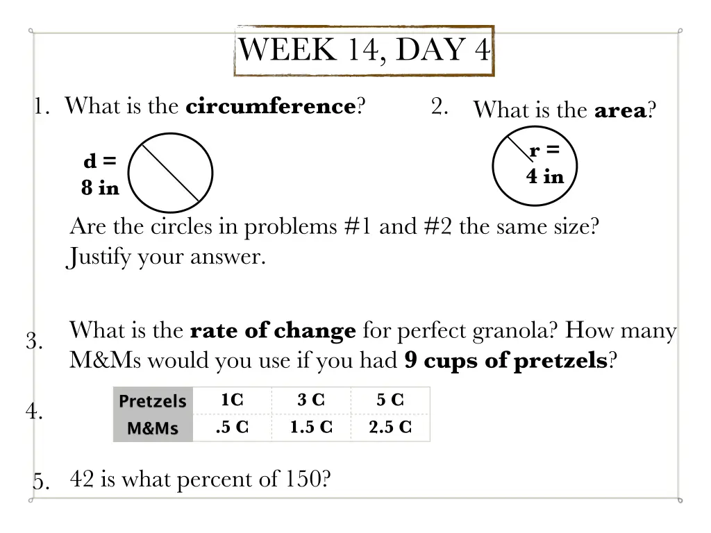 week 14 day 4