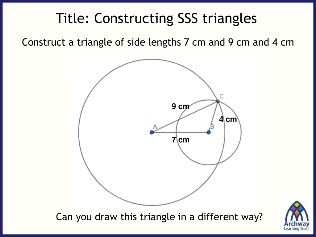 title constructing sss triangles