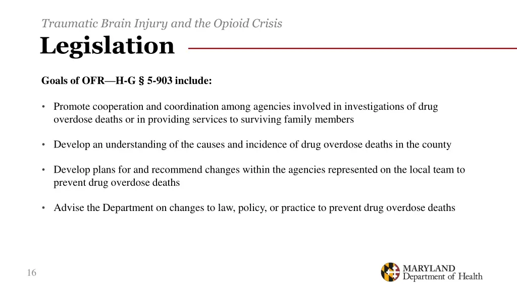 traumatic brain injury and the opioid crisis 12