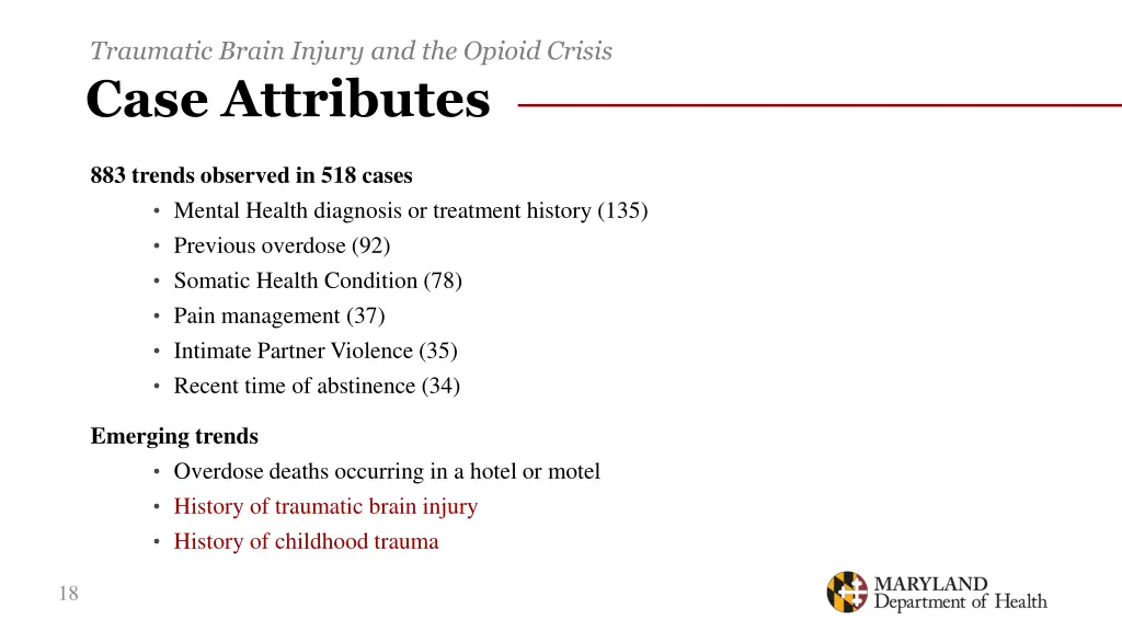 traumatic brain injury and the opioid crisis 14