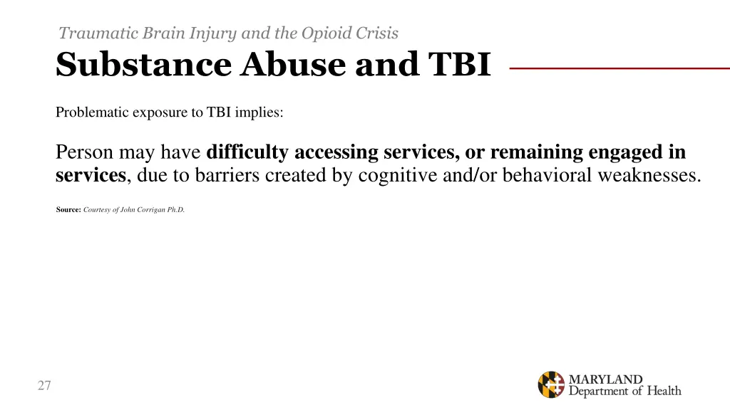 traumatic brain injury and the opioid crisis 23