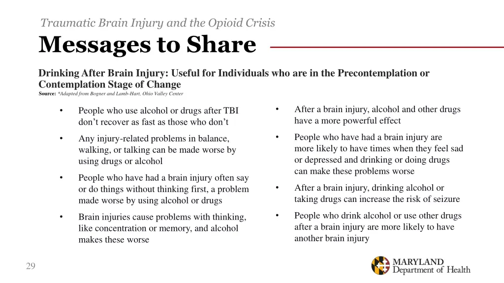 traumatic brain injury and the opioid crisis 25