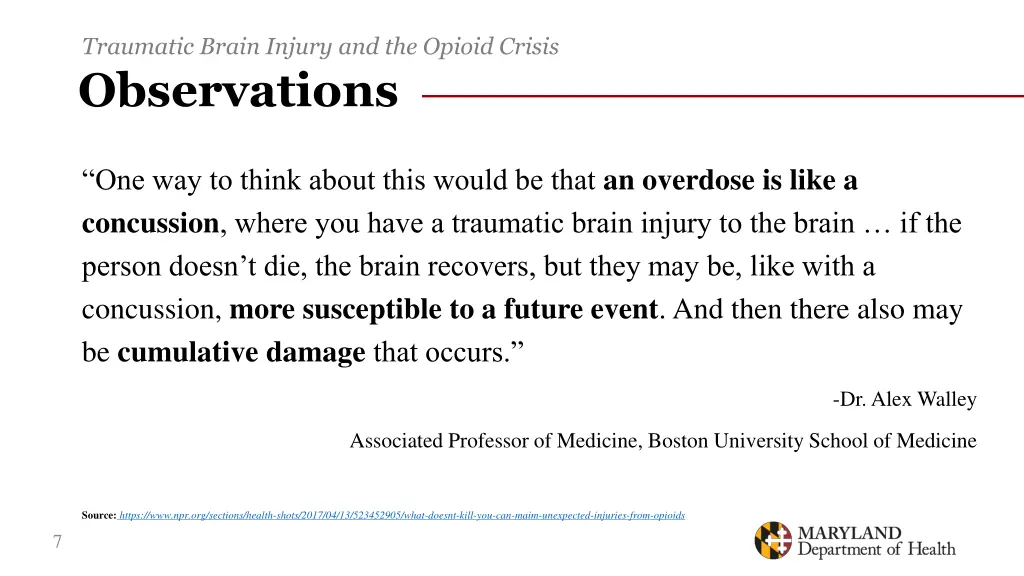 traumatic brain injury and the opioid crisis 3