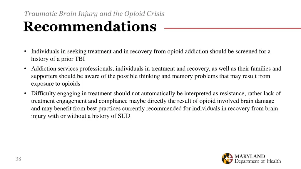 traumatic brain injury and the opioid crisis 34