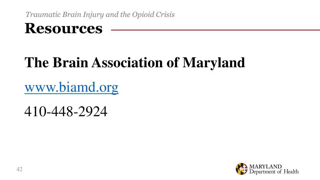 traumatic brain injury and the opioid crisis 38