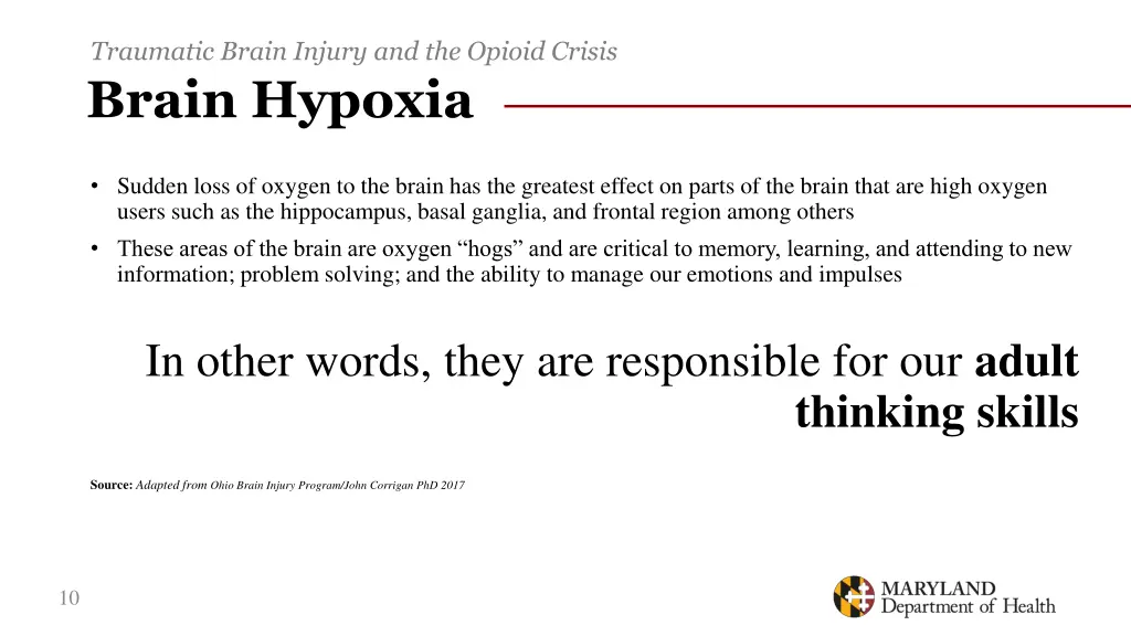 traumatic brain injury and the opioid crisis 6