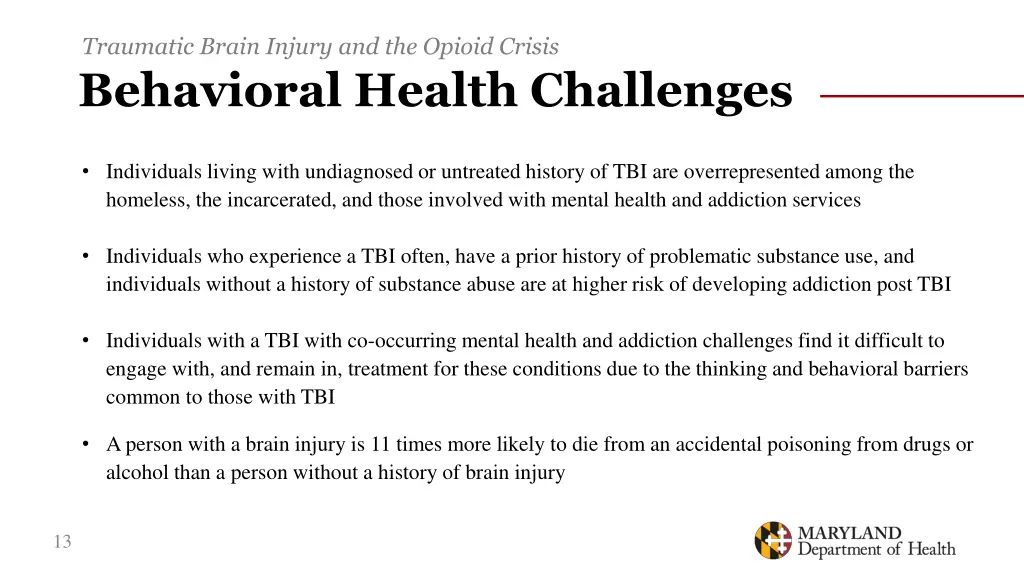 traumatic brain injury and the opioid crisis 9