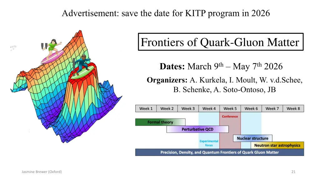 advertisement save the date for kitp program