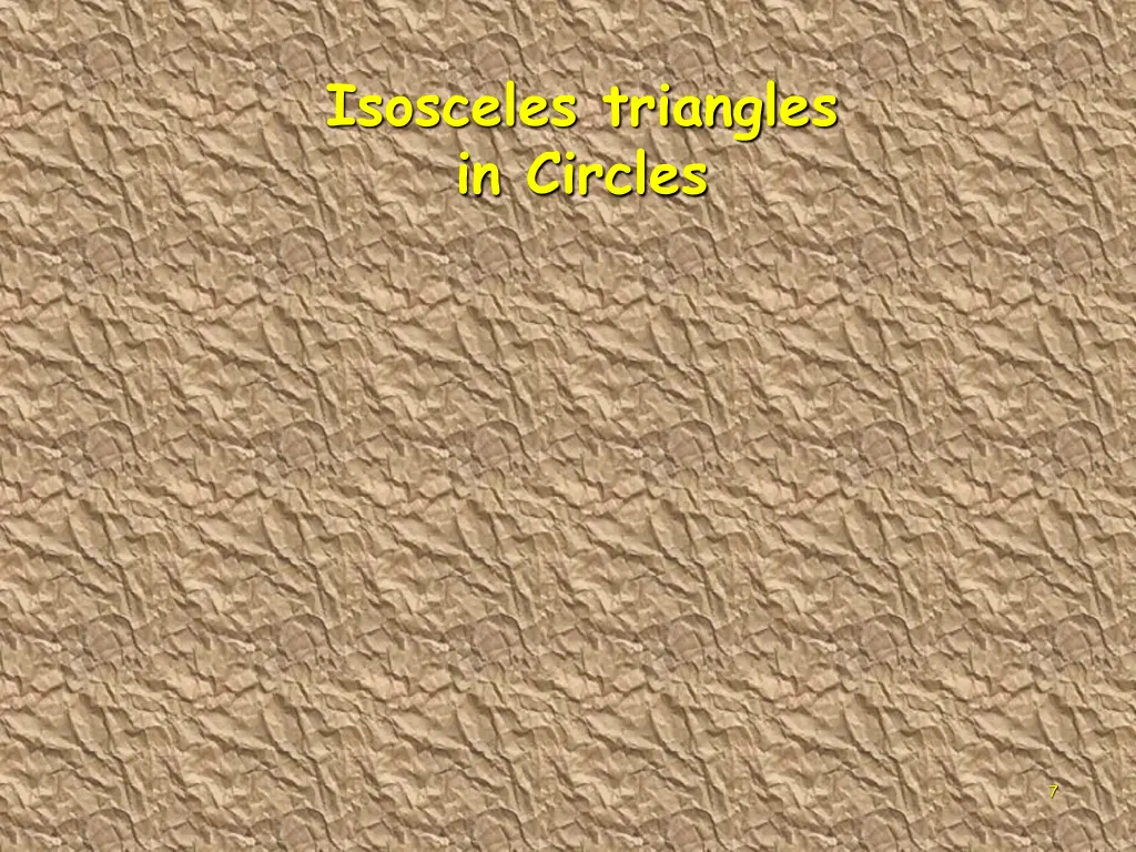 isosceles triangles in circles 4