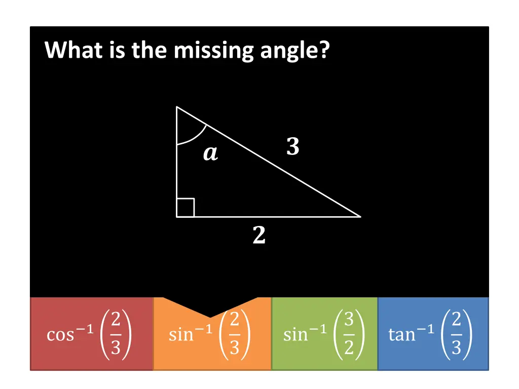 what is the missing angle 3