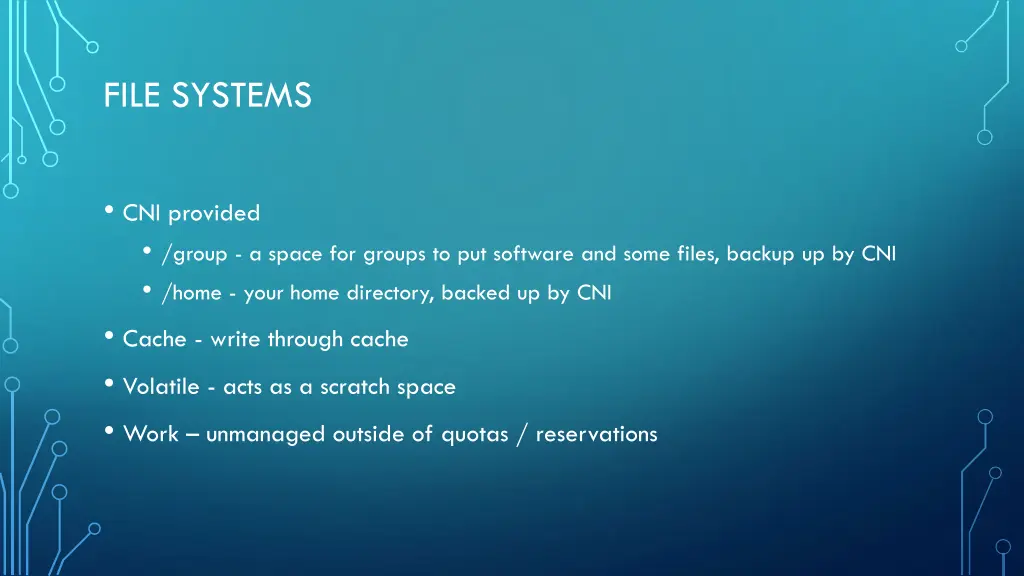 file systems