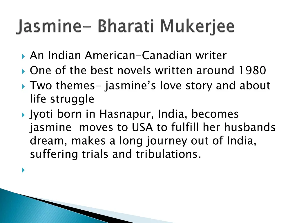 an indian american canadian writer