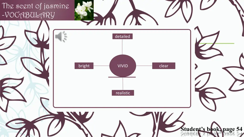 the scent of jasmine vocabulary 1