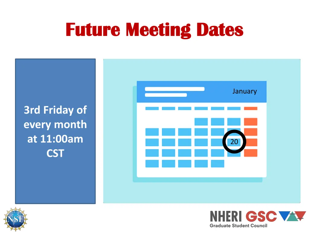 future meeting dates future meeting dates