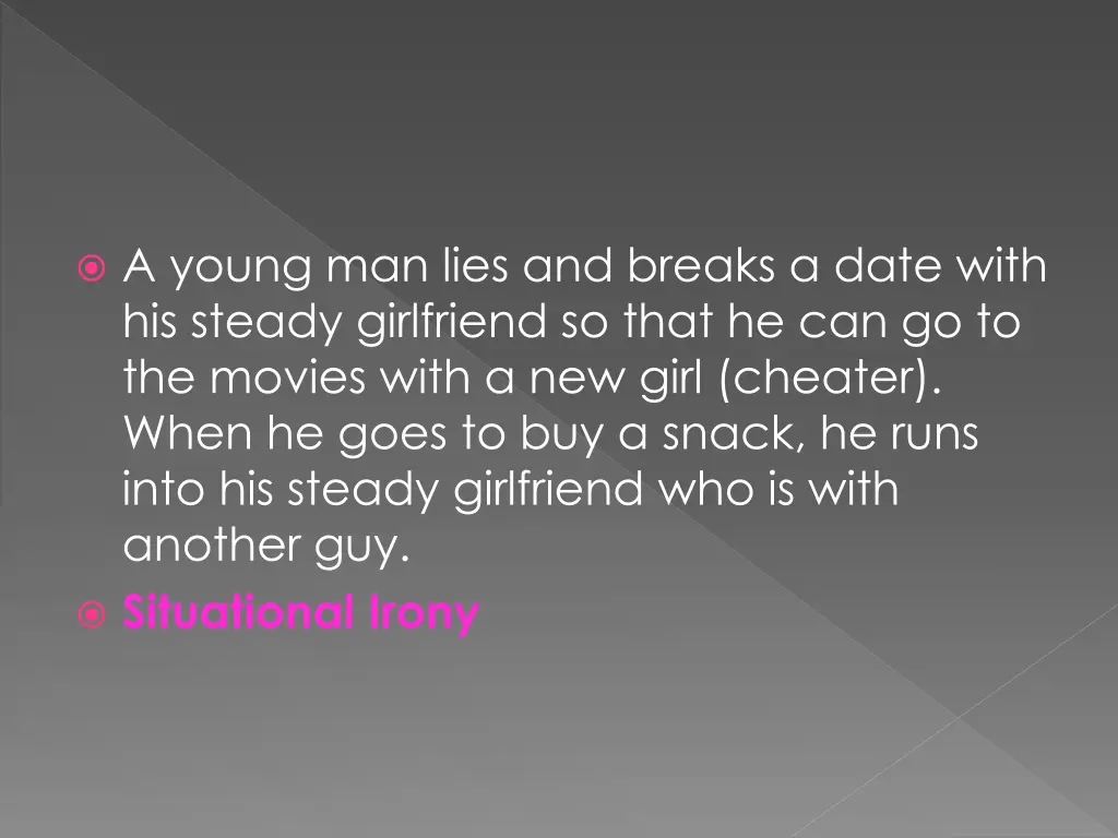 a young man lies and breaks a date with