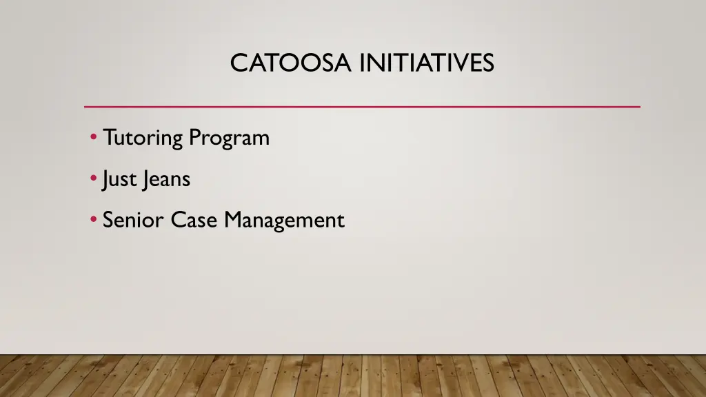 catoosa initiatives