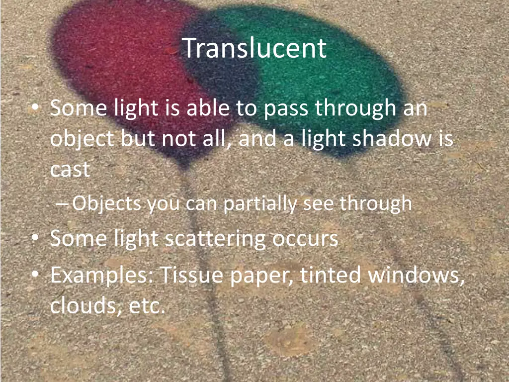 translucent