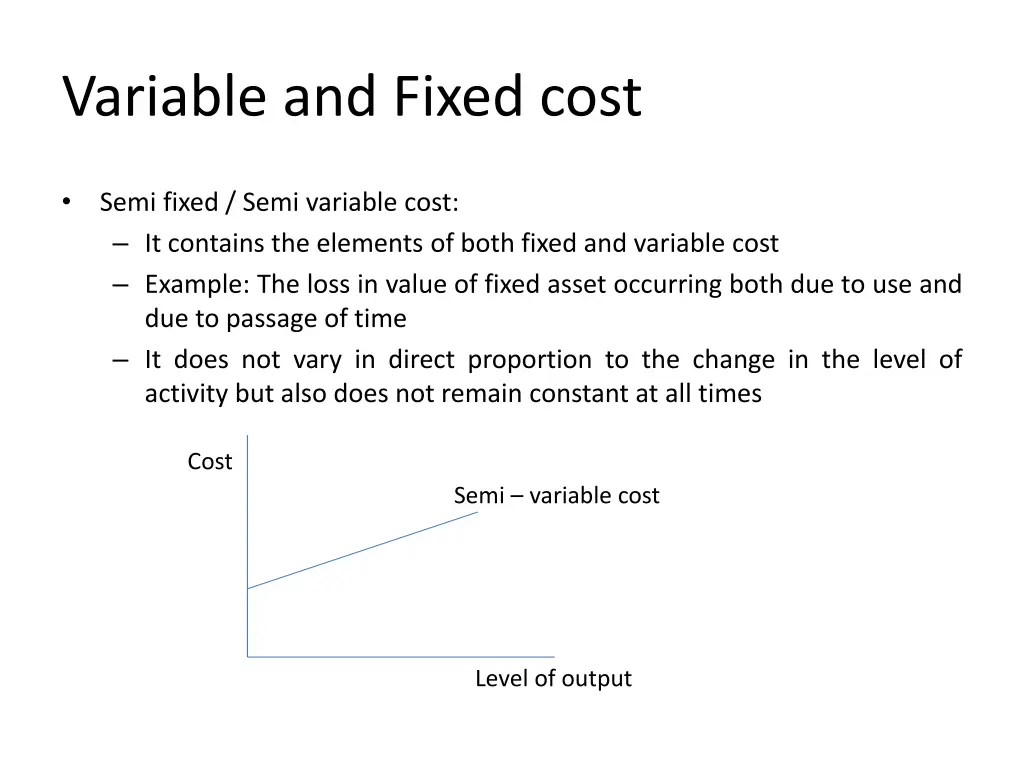 variable and fixed cost 17