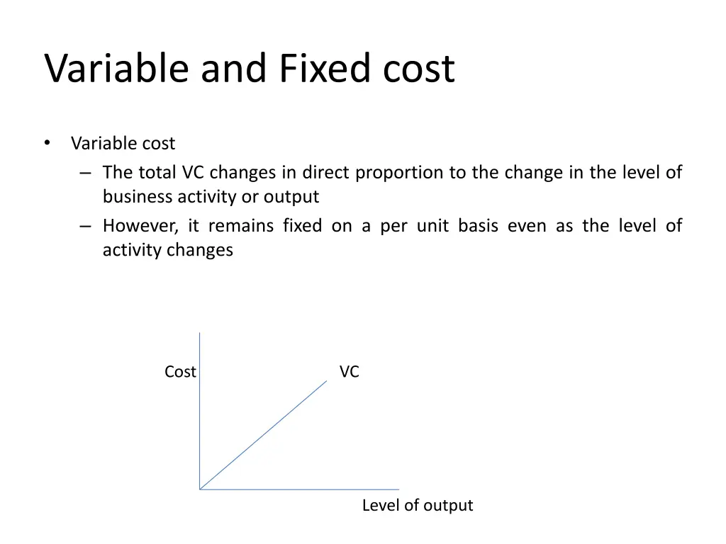 variable and fixed cost 7