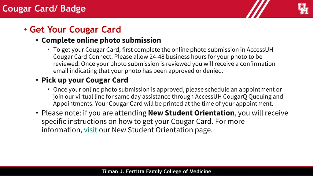 cougar card badge