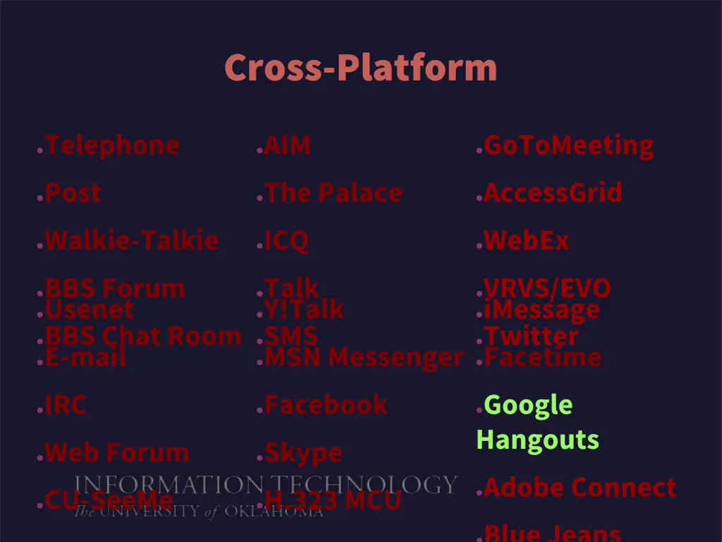 cross platform