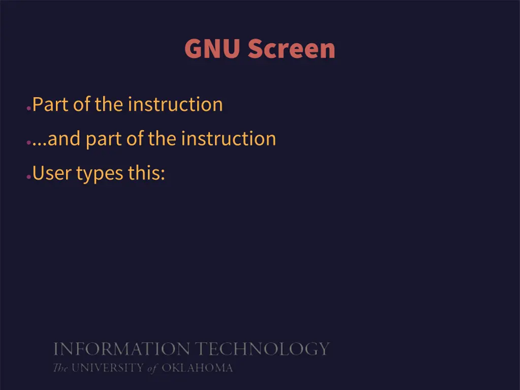 gnu screen 3