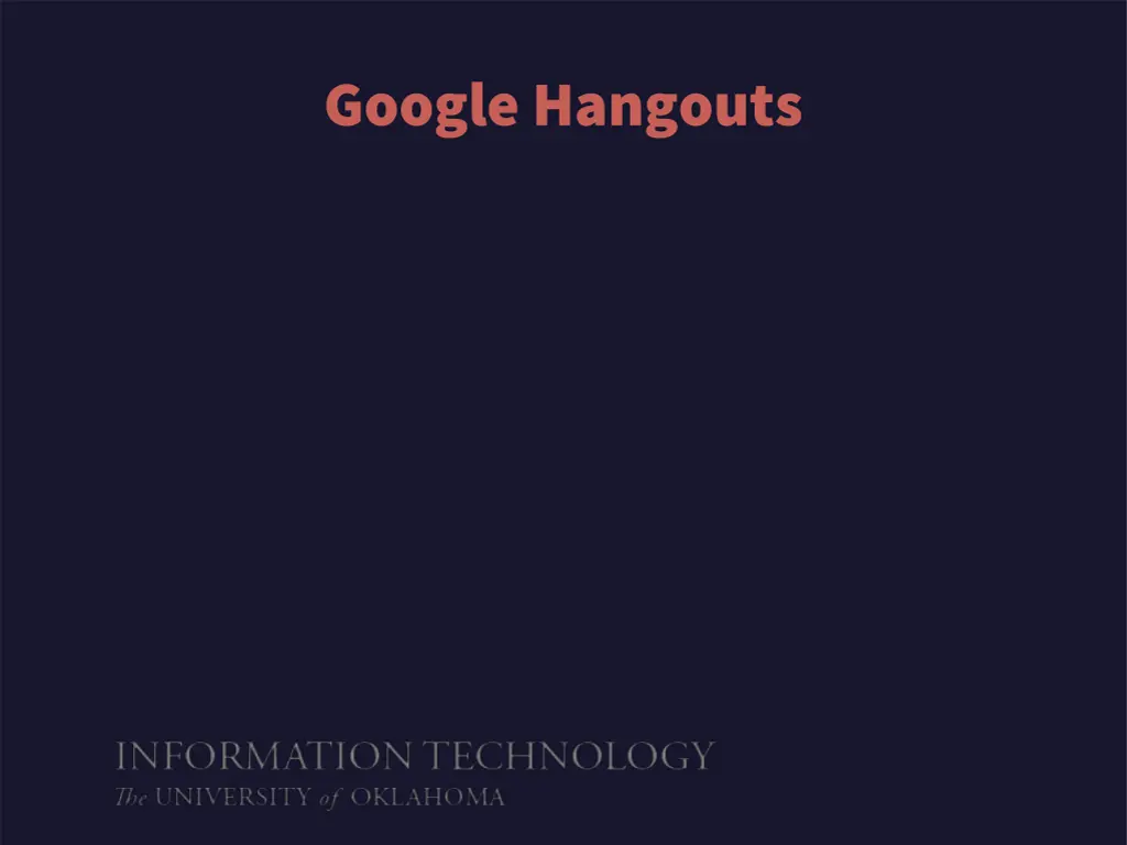 google hangouts