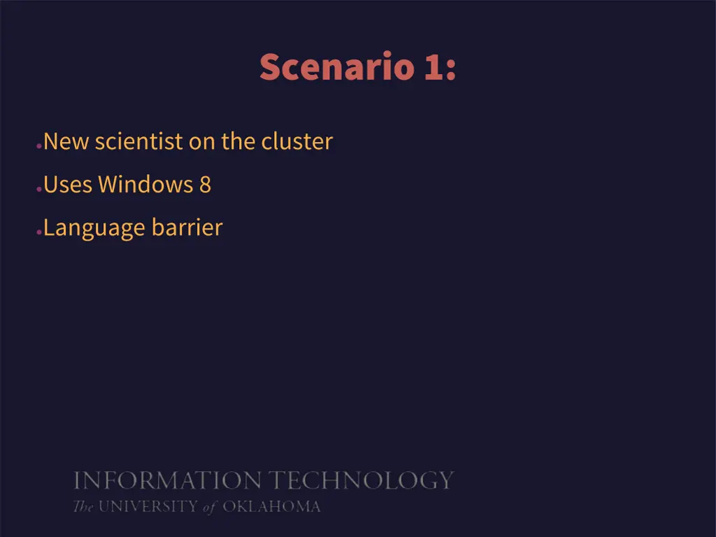 scenario 1 1