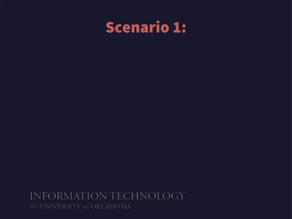 scenario 1