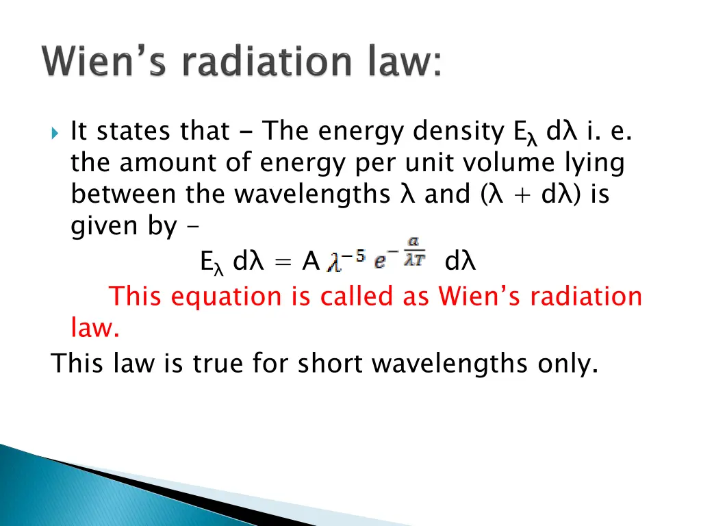 it states that the energy density