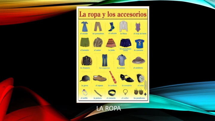 la ropa