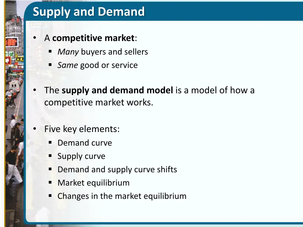 supply and demand