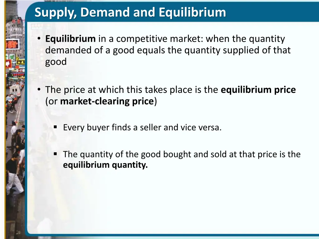 supply demand and equilibrium