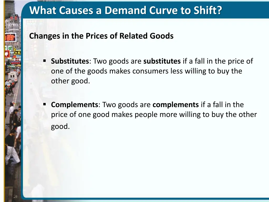 what causes a demand curve to shift