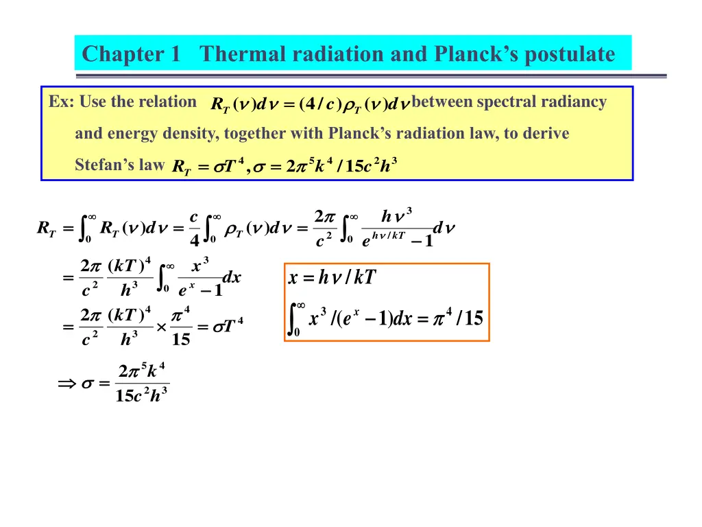 chapter 1 thermal radiation and planck s postulate 11