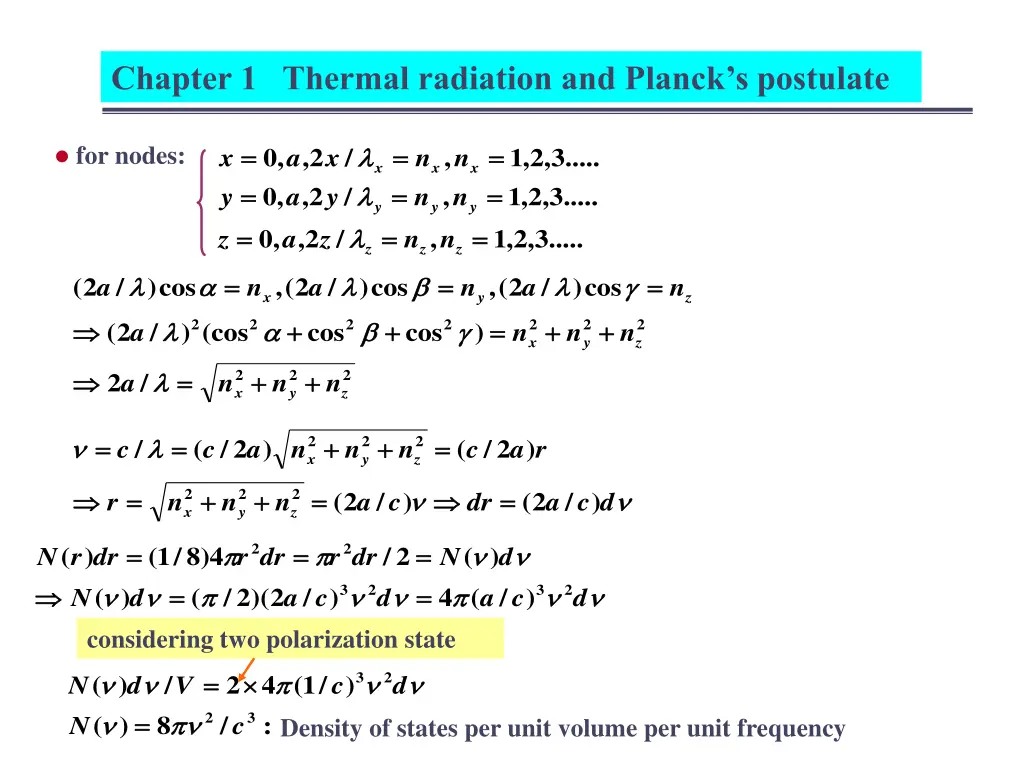 chapter 1 thermal radiation and planck s postulate 5